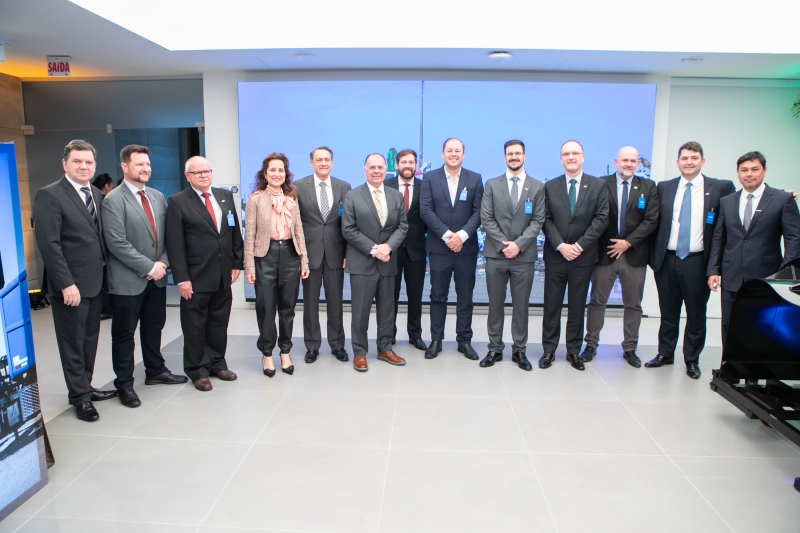 Empresários de Lages e região visitam o Espaço Indústria na FIESC. Foto: Filipe Scotti